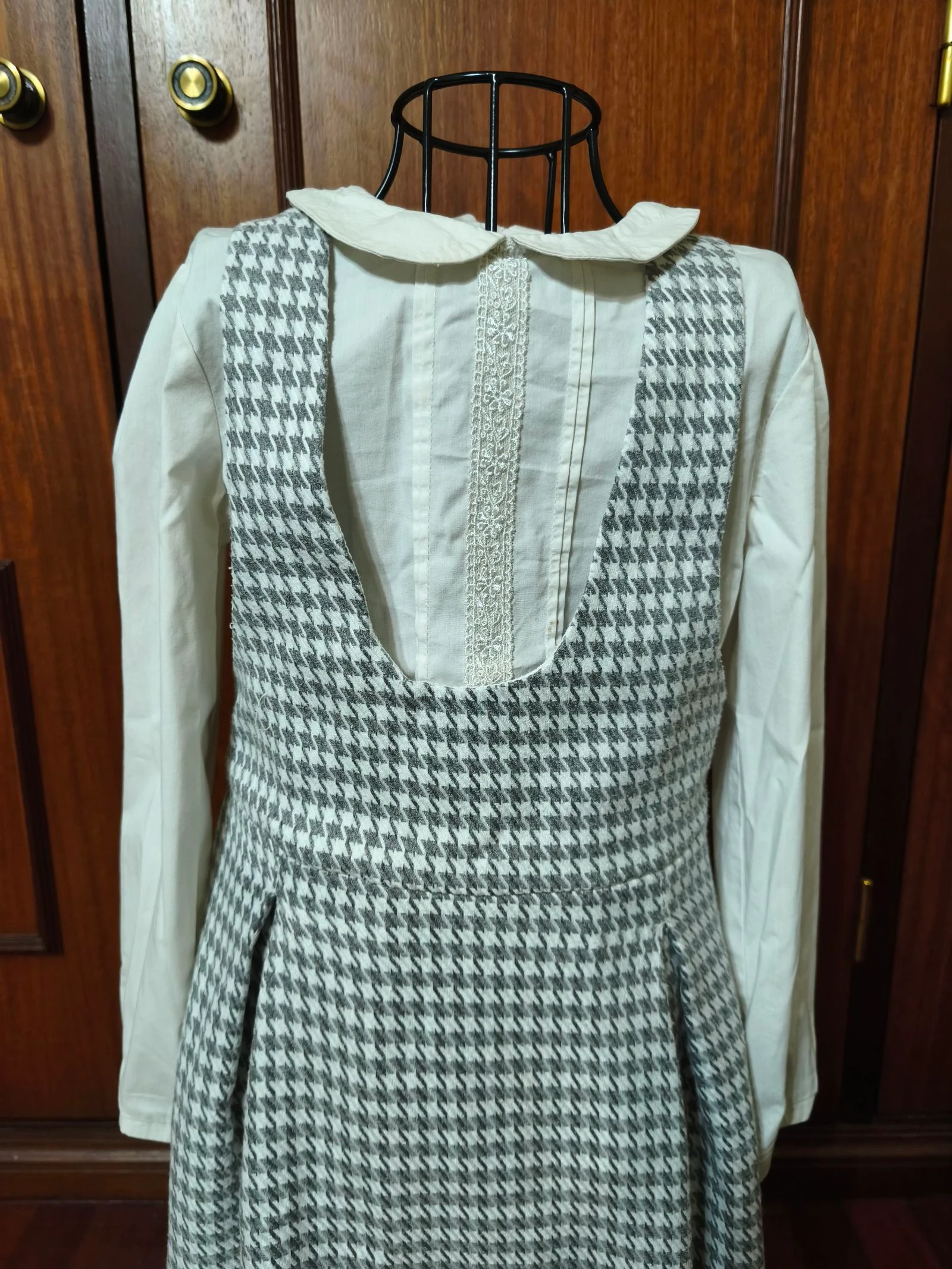 Conjunto Mayoral – Vestido Jardineira e Blusa | Bata Salopette / Chasuble et Blouse – photo 3